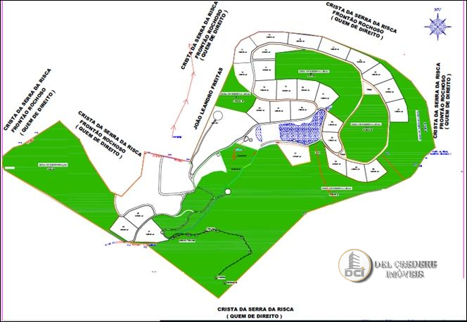 Área à venda,  na Serra da Risca  - Alto Jabuti - Guarapari/ES - Del Credere Imóveis