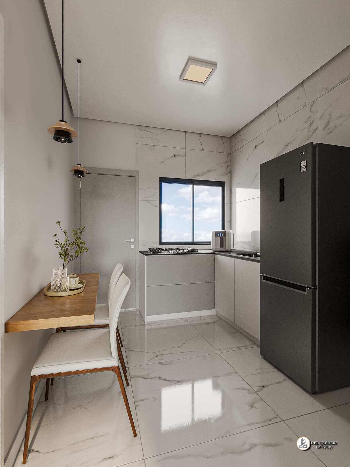 Apartamento à venda, no RESIDENCIAL DONA FILINHA,  em Guarapari, Praia do Morro, com 1 quarto, 60m² - Del Credere Imóveis