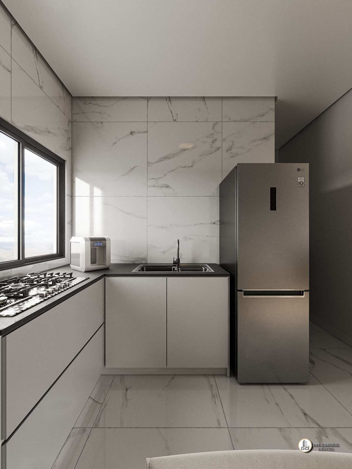 Apartamento à venda, no RESIDENCIAL DONA FILINHA,  em Guarapari, Praia do Morro, com 1 quarto, 60m² - Del Credere Imóveis