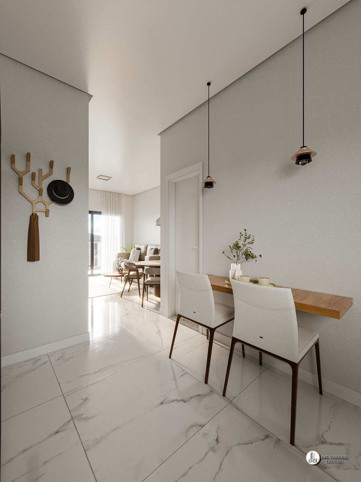 Apartamento à venda, no RESIDENCIAL DONA FILINHA,  em Guarapari, Praia do Morro, com 1 quarto, 60m² - Del Credere Imóveis