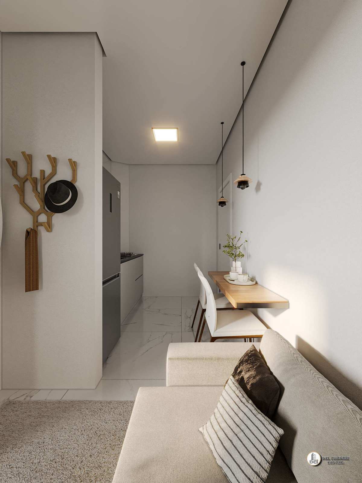 Apartamento à venda, no RESIDENCIAL DONA FILINHA,  em Guarapari, Praia do Morro, com 1 quarto, 30m² - Del Credere Imóveis