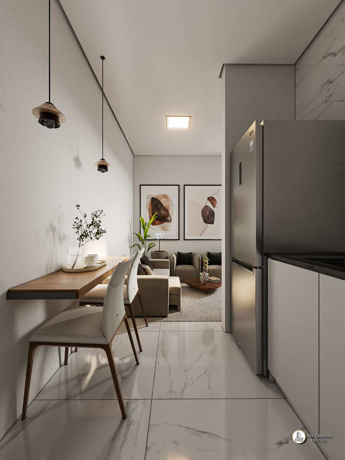 Apartamento à venda, no RESIDENCIAL DONA FILINHA,  em Guarapari, Praia do Morro, com 1 quarto, 30m² - Del Credere Imóveis