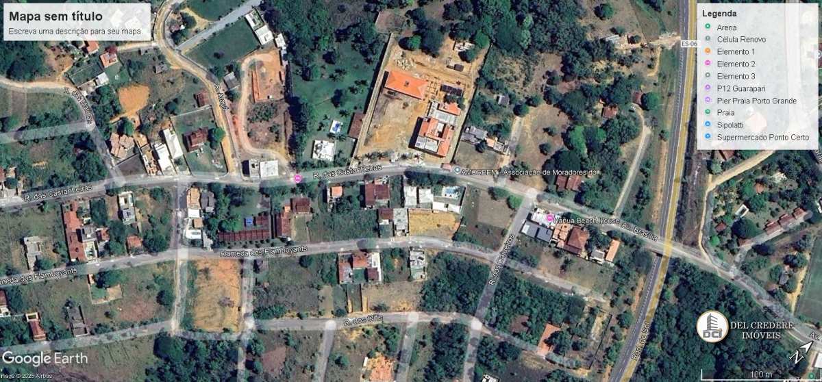 Lote à venda em Guarapari, Meaípe, 300m² - Del Credere Imóveis