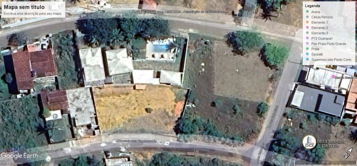 Lote à venda em Guarapari, Meaípe, 300m² - Del Credere Imóveis