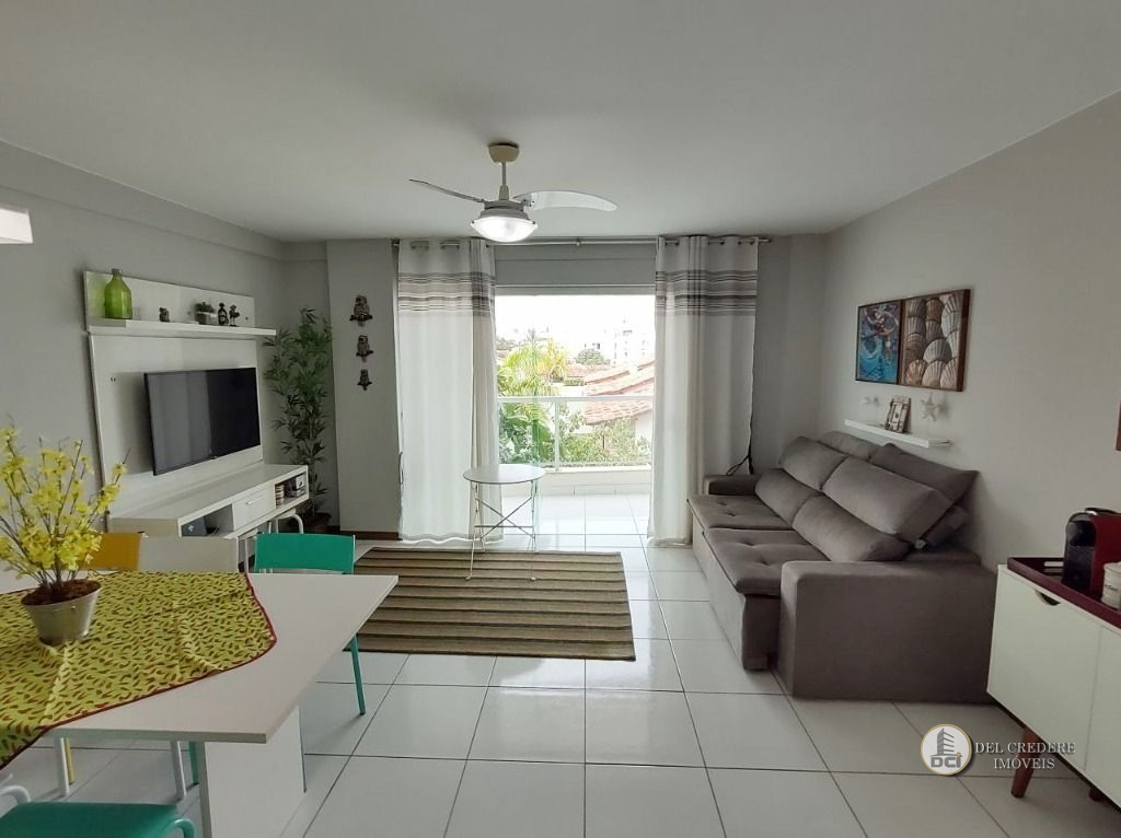 Apartamento locação anual 2 Quartos sendo 1 suíte, 70m², mobiliado, frente, Praia de Peracanga - Enseada Azul - Guarapari-ES - Del Credere Imóveis